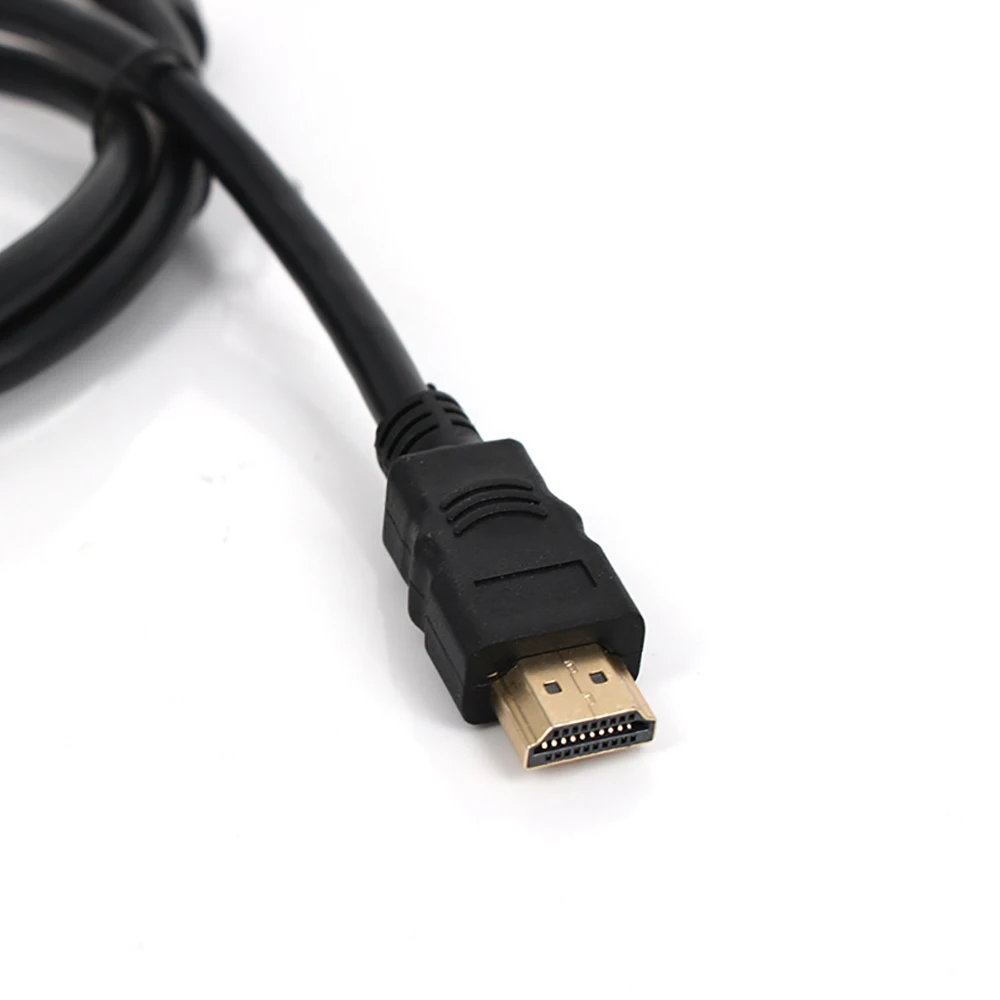 Фото Черный HDMI-совместимый кабель 3RCA AV-кабель HD Аудио-видео провод 3RCA Красный Желтый Белый Линия для телеприставки ТВ Видеокабель №4