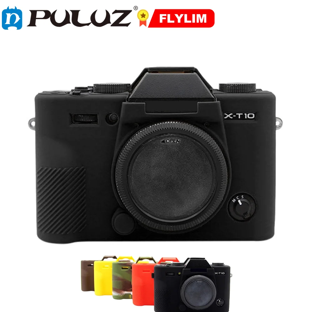 

PULUZ Soft Silicone Protective for FUJIFILM XT3 XT10 X-T20 Rubber Camera Protective Body Skin Cover Camera Bag