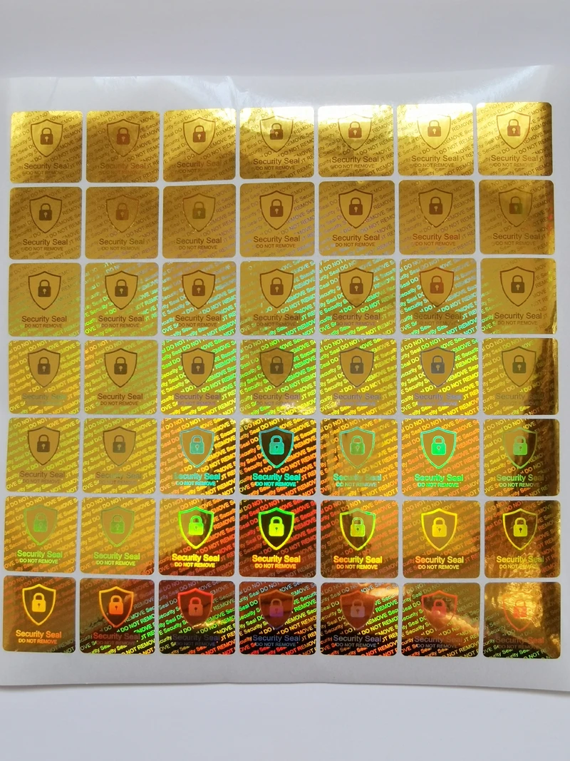 Рисунок 2 - голографические наклейки