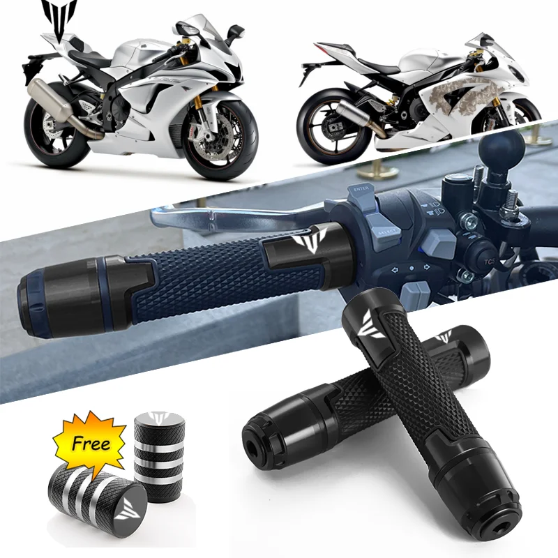 

For YAMAHA MT01 MT09 MT07 MT10 MT03 MT 09 07 03 10 Motorcycle Accessories CNC Anti-Slip Handlebar Grips Ends Handle Cap Hand Bar