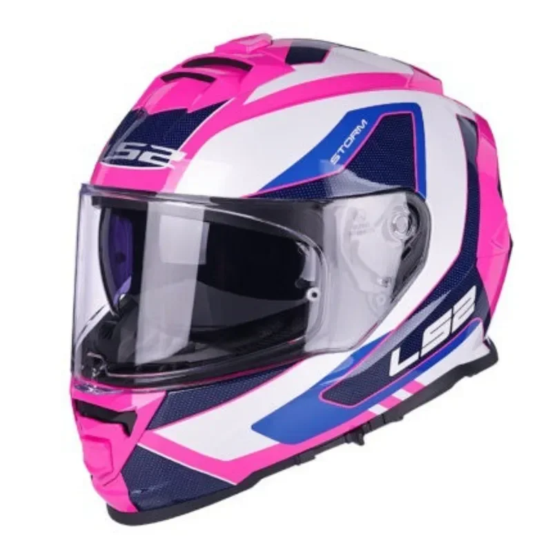 Capacete LS2 STORM Мотоциклетный шлем Ls2 Ff800 Полнолицевые шлемы Casque Moto Casco Сертификация ECE
