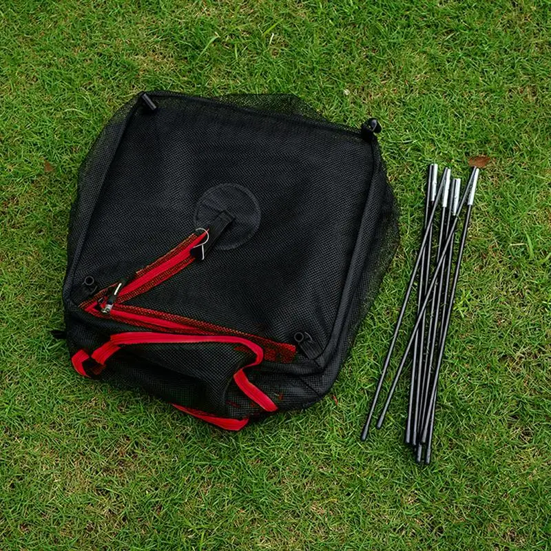 Складная сетчатая вешалка для хранения посуды в кемпинге