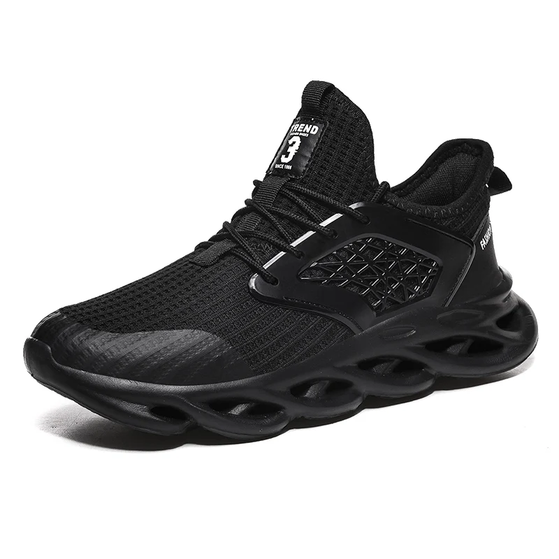 Men's Running Shoes Professional Outdoor Breathable Comfortable Fitness Shock absorption Trainer Sport Gym Sneaker 2019 Hot Sell