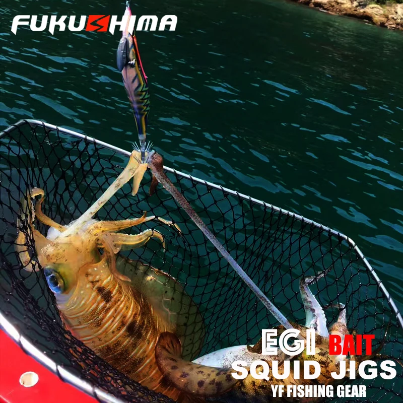 Фото FUKUSHIMA II SQUID JIGS GLOW EGI LURE РЫБАЛЬНАЯ ДЕРЕВЯЩАЯ ПРЯМА КРЮЧКИ BAIT SHARP 21 ГРАММЫ CUTTLEFISH OCTOPUS BOAT ROCK FISHING №5