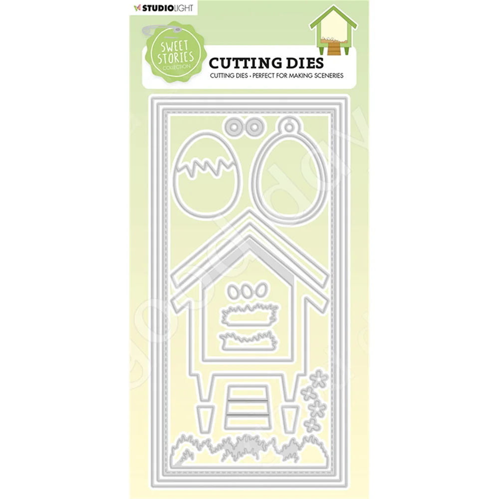 

2022 Easter,Henhouse,metal Cutting Dies Scrapbooking Diy Decoration Craft Embossing