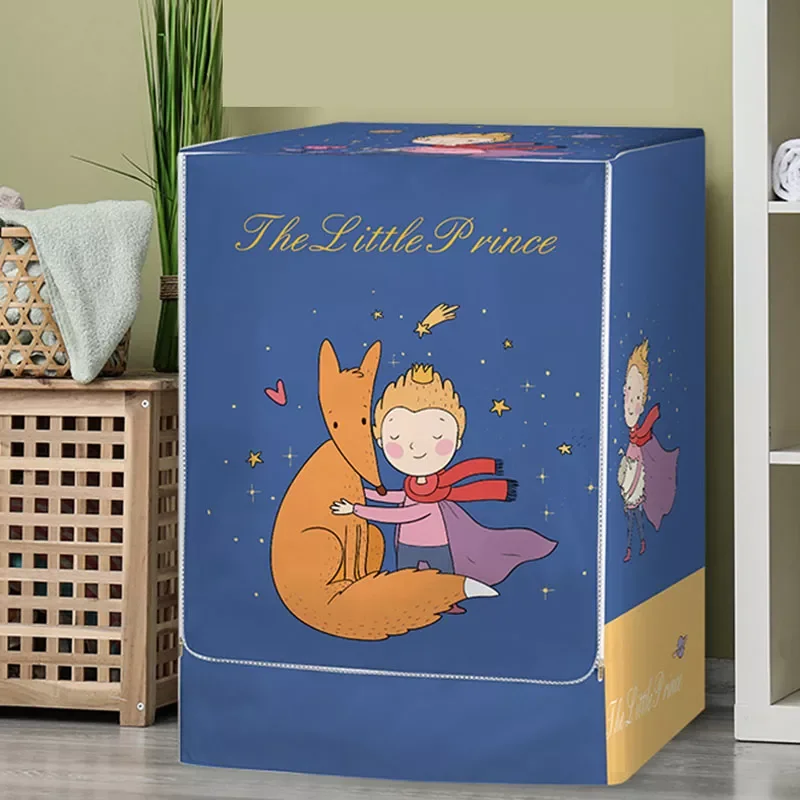 

NEW Washing Machine Cover Waterproof Home Sunscreen Laundry Dryer Protective Case Silver Coating Roller Dustproof