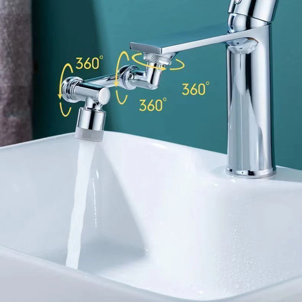 

Home Multifunctional Water Saving Sink Aerator 1080° Rotatable Tap Aerator Universal Spray Filter Tap For Washing And Gargling