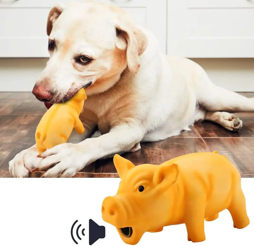 

Jouet à mâcher pour Chien, Jouets Jouets à Macher Mignon Cochon grognement grognement Latex Jouets à mâcher pour Chien Chio