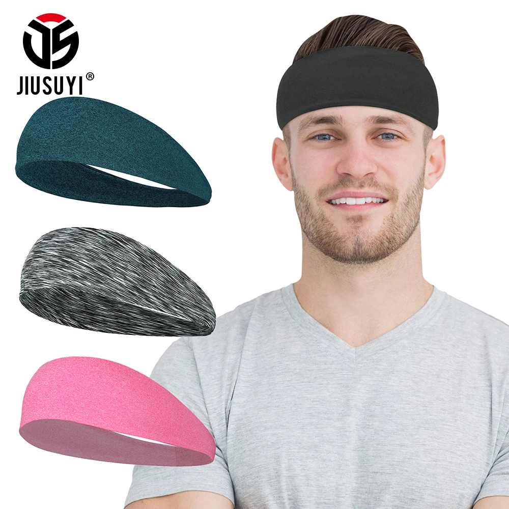 

Sport Sweat Headbands Widen Anti-Sweat Yoga Cycling Dance Fitness Gym Hair Bands Mens Women Safety Bandages Sweatband Headwear