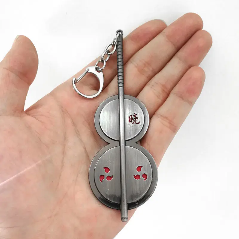 

Anime New Naruto Six Fairy Keychain Naruto Weapon Model Pendant Uchiha Madara