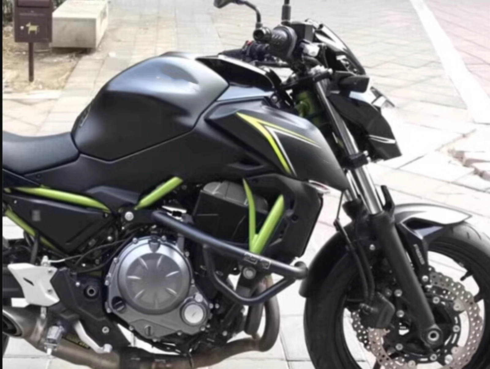 Защита двигателя мотоцикла защита кронштейна для Kawasaki Z650 Z650RS 2017-2023