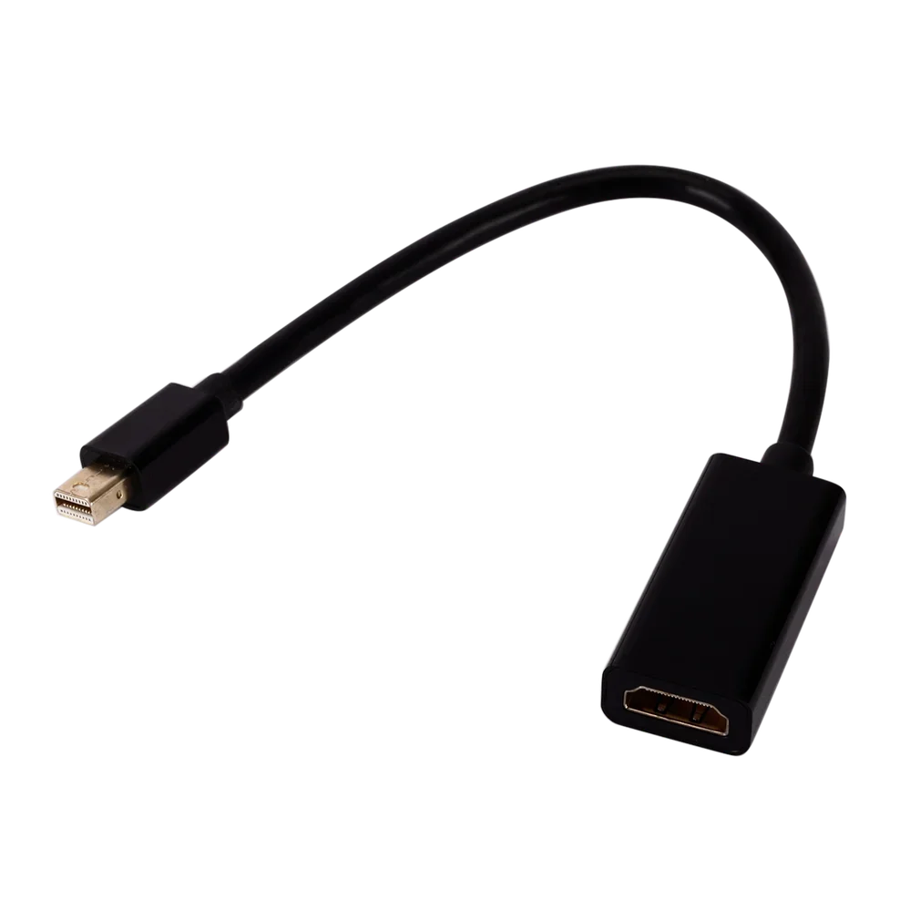Mini Thunderbolt-HDMI-совместимый адаптер 1080p Display Port DP-HDMI-совместимый конвертер для Apple Mac