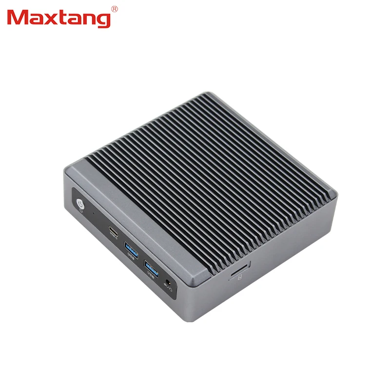 Maxtang Intel Elkhart Lake J6412 Processor Based Fanless  Mini PC with 2HDMI2.0 for Display, Mini Gaming Comput Surpport Win 11