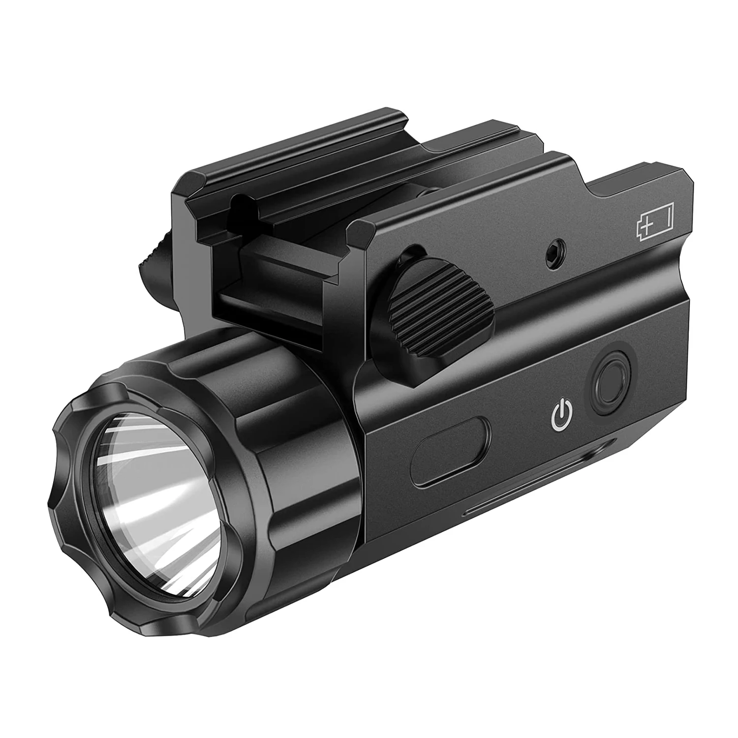 

400Lumens Tactical Weapon Light Pistol Flashlight Gun Light for Pistol Torch Handgun Light with Quick Release 20mm Rail