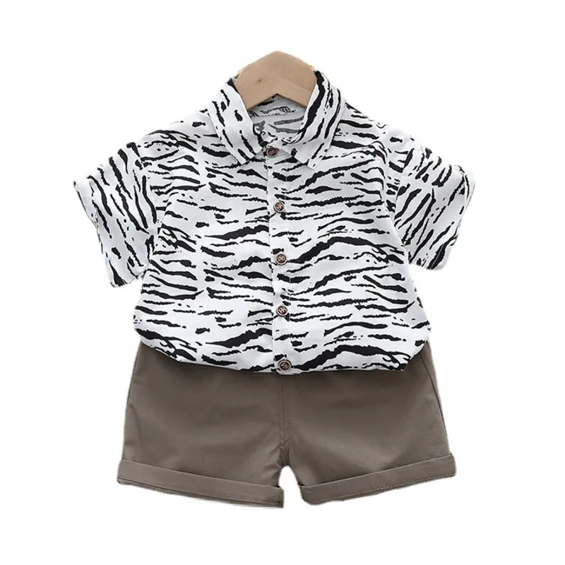 

New Summer Fashion Baby Boys Clothes Suit Children Outfits Infant Shirt Shorts 2Pcs/Sets Toddler Casual Costume Kids Sportswear