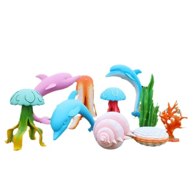 Украшения серии Ocean уличные раковины из стекловолокна морские травы медузы