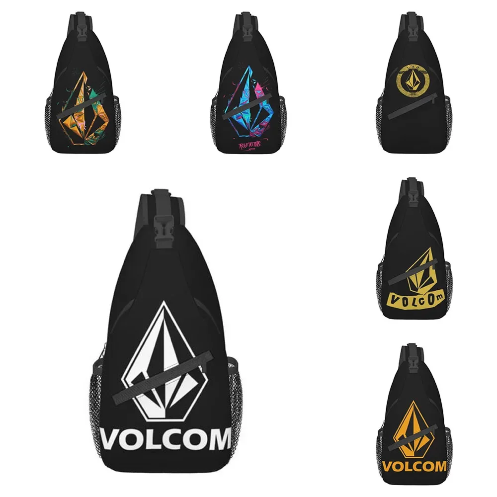

Рюкзак-слинг Best Volcom мужской, нагрудная сумка для походов и путешествий, модный белый саквояж кросс-боди на плечо