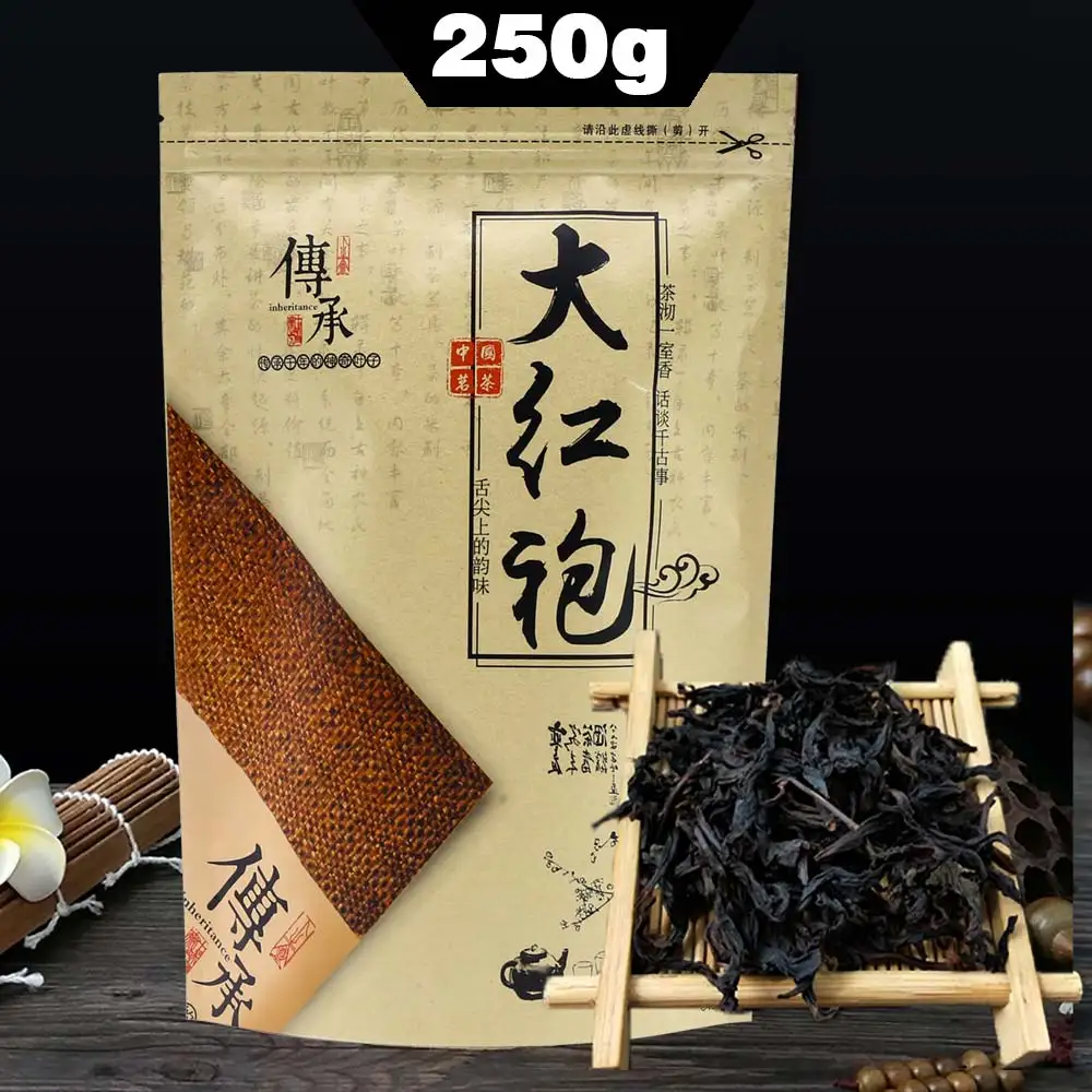 

250g Shuixian Big Red Robe Tea Wuyi Big Red Robe Oolong Big Red Robe Kraft Paper Bag Chinese Tea Droshipping