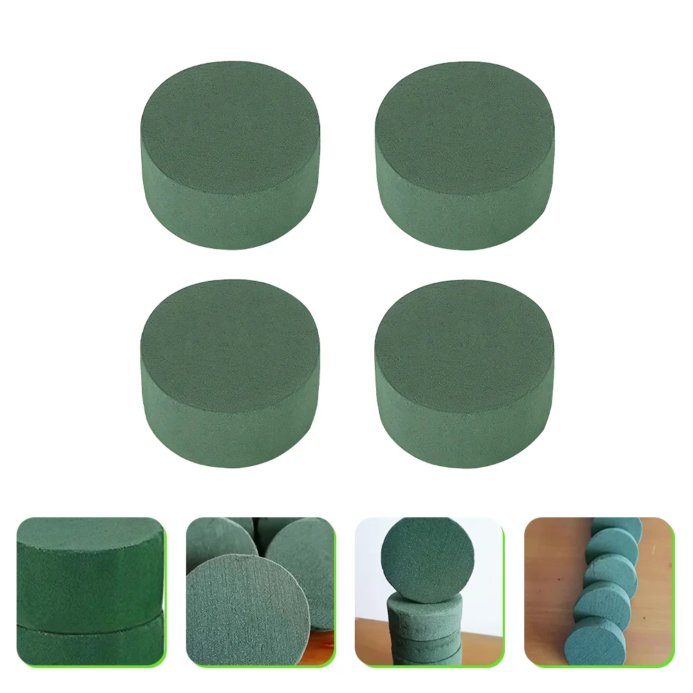 

Floral Flower Round Blocks Holder Bouquet Fresh Decorations Wedding Aislecraft Wet Circles Dry Green Small Bricks Arrangement