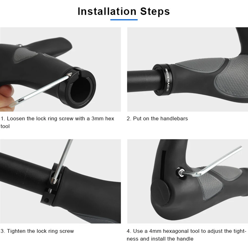 

High Quality Bicycle Handlebar Covers Cover 1 Pair Anti-Slip Bicycle Accessories Black Cycling Spare Parts Rubber