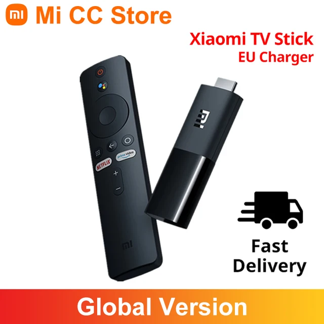 Global Version Xiaomi Mi TV Stick Android TV 9.0 HDR 1080P 1GB RAM 8GB ROM Portable Mini TV Dongle Wifi Google Assistant