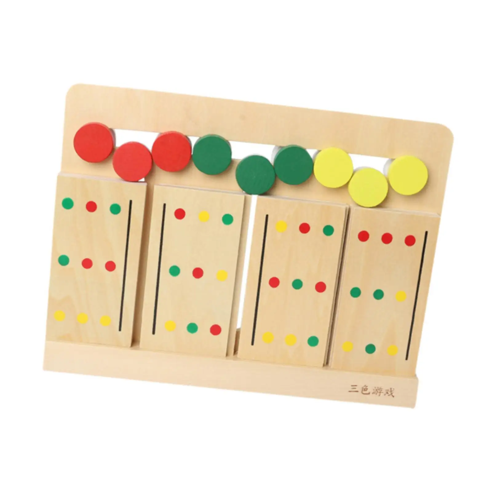 Деревянные головоломки Монтессори соответствующие цветам доска детские