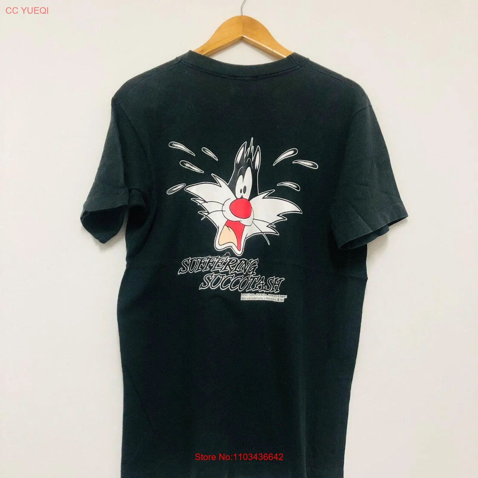 Футболка Slyvester 1993/серия американской анимации/машина