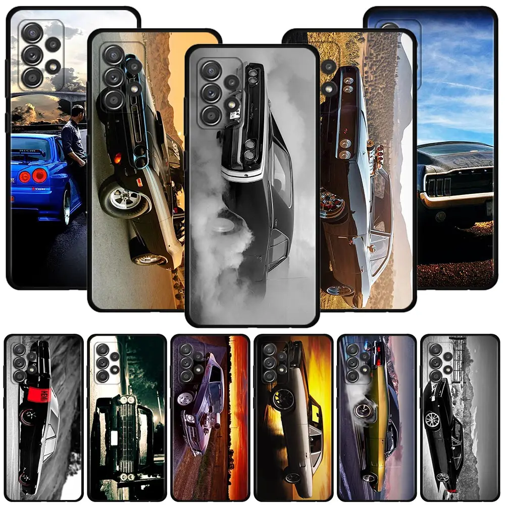 

Чехол для Samsung Galaxy A13 A03 A12 A51 Capa A71 A72 A52 A32 A31 Coque A21s A02s A11 A22 F42 Fundas «Форсаж» спортивный автомобиль