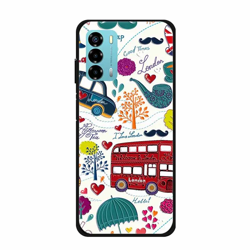 Чехлы для телефонов с рельефным рисунком ZTE Blade V40 Vita чехол мягкий силиконовый V40Vita