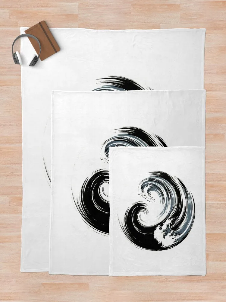 Одеяло Enso Zen Great Wave off Kanagawa Самые мягкие одеяла для сна