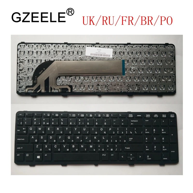

UK/RU/FR/BR/PO NEW laptop Keyboard for HP for PROBOOK 450 GO 450 G1 470 455 G1 450-G1 450 G2 455 G2 470 G0 G1 G2 768787-001