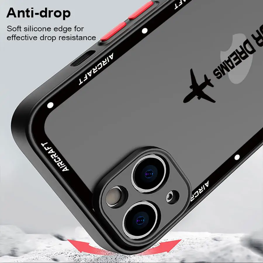 Роскошный чехол для телефона премиум-класса с рисунком самолета Apple iPhone 15 16 Pro XS Max