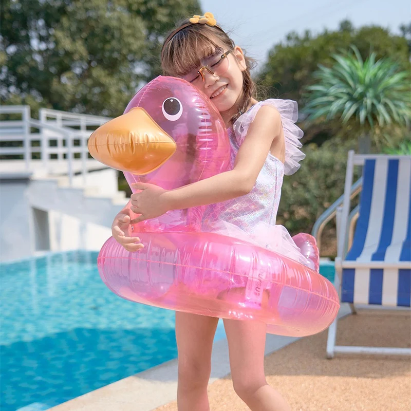 Детское прозрачное кольцо для купания Детская летняя игрушка |