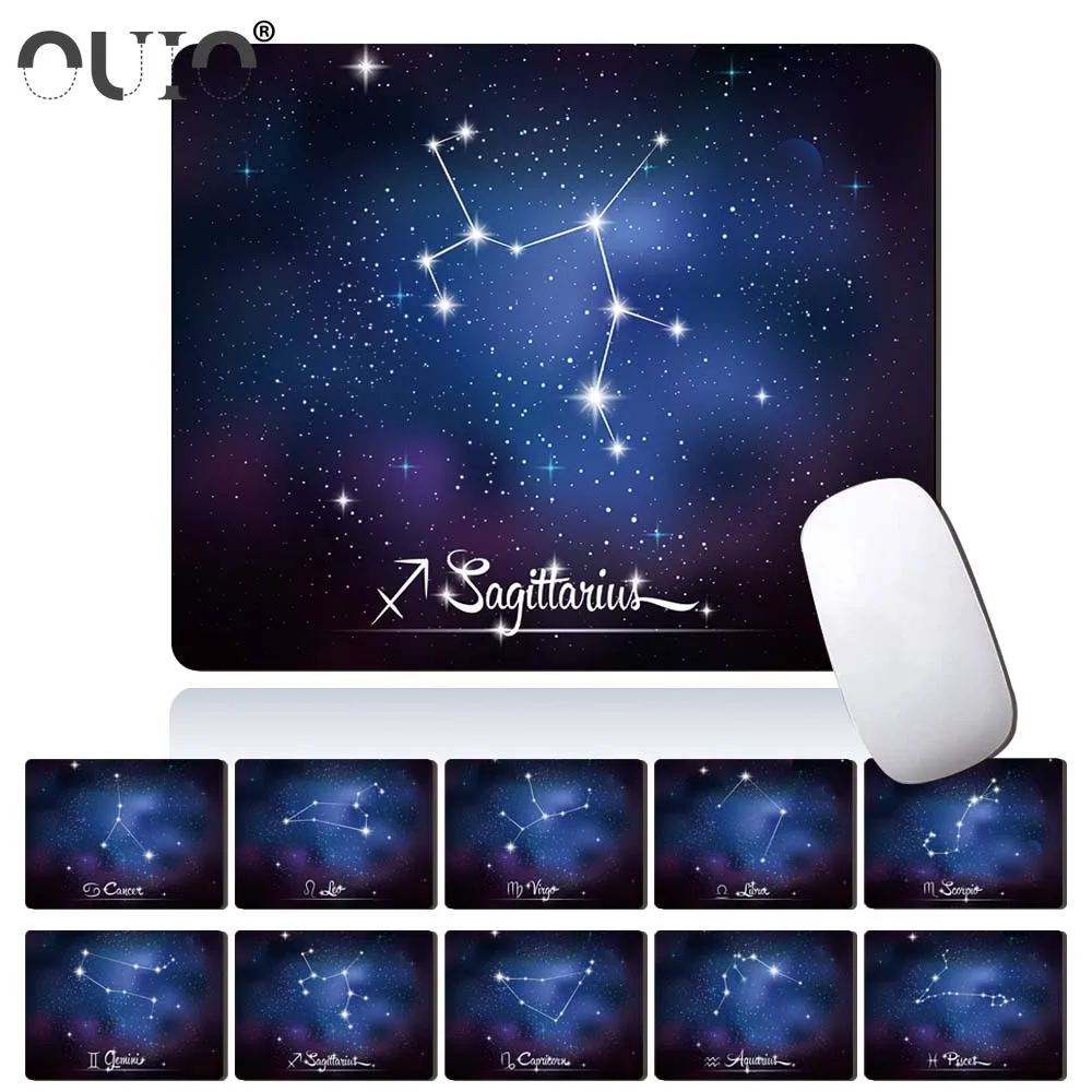 

Constellation Mouse Pad Laptop Computer Desk Mat Home Office Keyboard Mice Pad PC Waterproof Non-slip Mousepads with Lock Edge