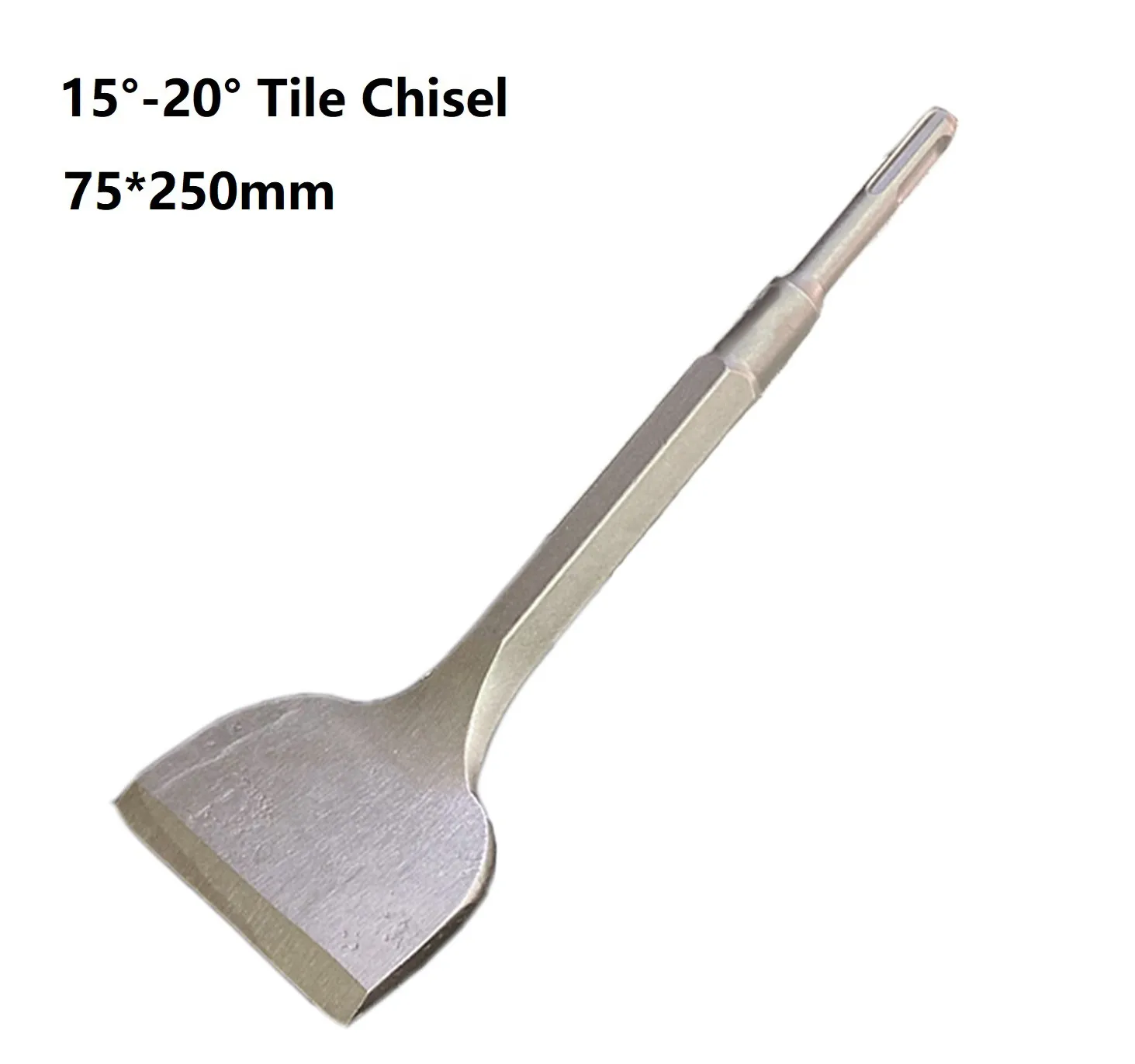 

1pc Round Handle Tile Chisel With SDS-plus Cranked Removing Floor&Wall Tile 75*250mm/17*165mm Impact Drill Widening Chisel