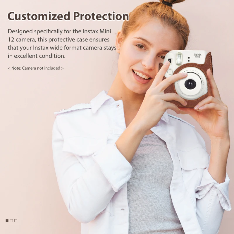 Сумка для камеры Fujifilm Instax с магнитной застежкой и плечевым ремнем