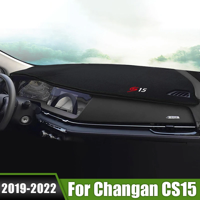 

For Changan CS15 2016-2019 2020 2021 2022 2023 Car Dashboard Cover Sun Shade Mats Avoid Light Pads Anti-UV Protector Accessories