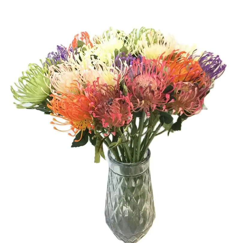 11 шт. пластиковый цветок одуванчика Leucospermum cordifolium искусственные цветы в