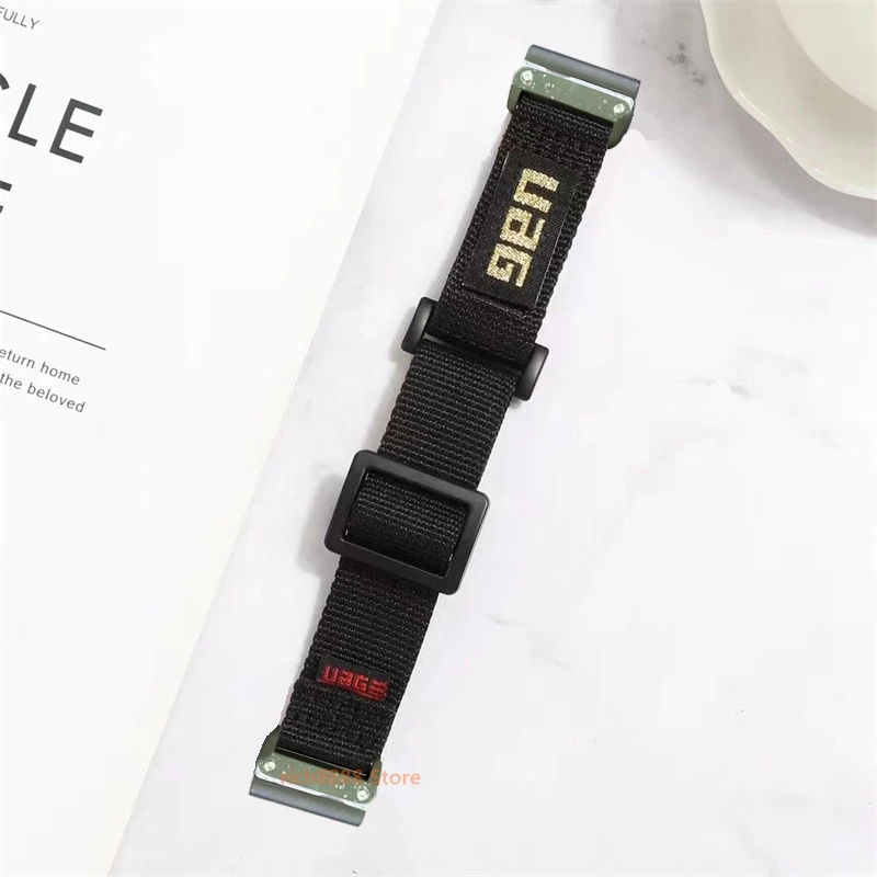 New style 26mm nylon Smart Watch Band for Garmin Fenix 7X Quick Release Strap for Fenix7X Wristband 6 Colors