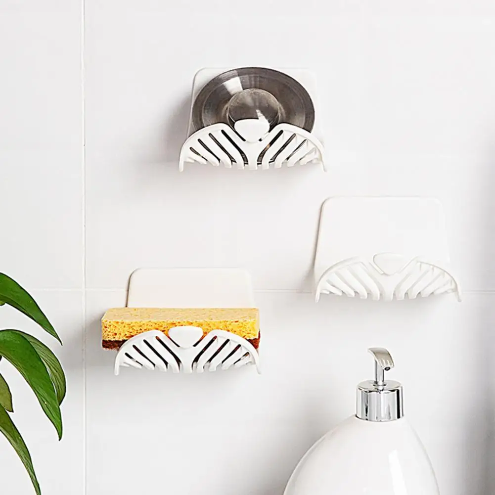 

Sponge Storage Rack Durable Hollow Quick Drainage Kitchen Accessories Sink Sponge Rack Sink Sponge Holder