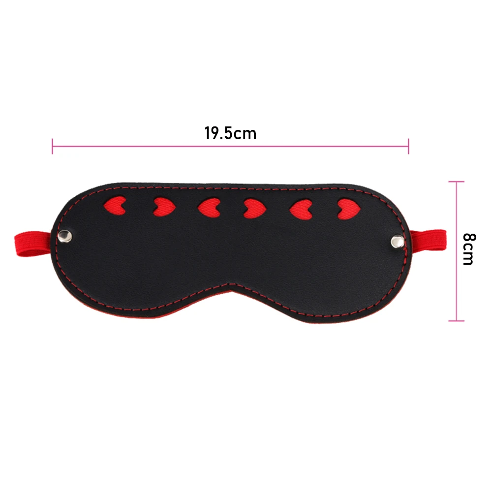 Секс-товары флирт для пар маски БДСМ бондаж эротические секс-игрушки кожаные