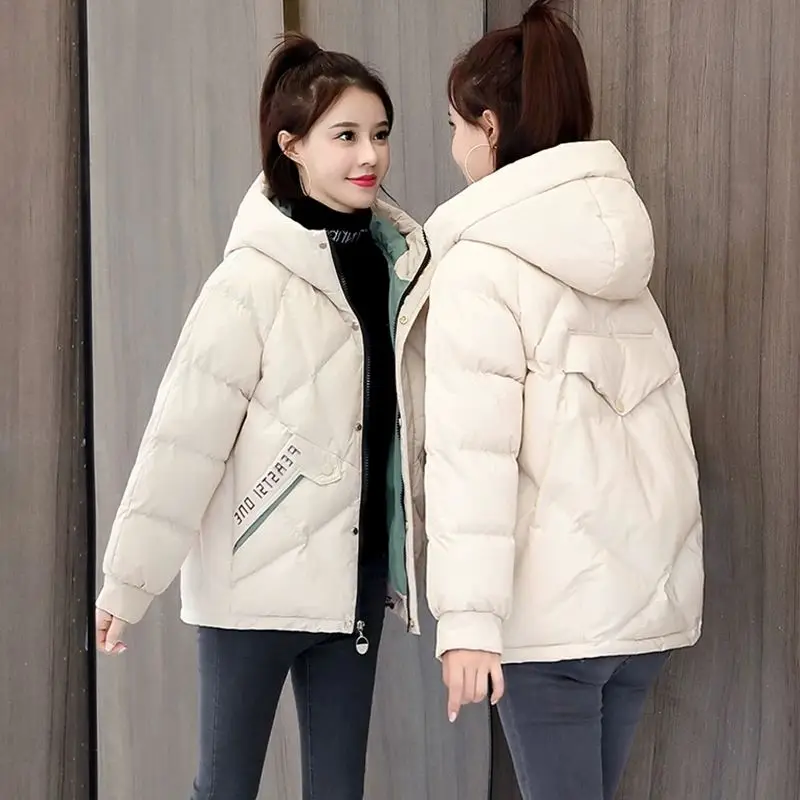 Women's Winter Coat Mid-length Hooded Padded Jacket Warmth Parka Jacket Long Sleeve Top Free Shipping Cheap Wholesale Plus Size