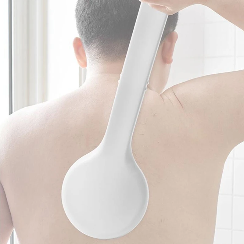 

1 шт., отшелушивающая губка для душа с длинной ручкой