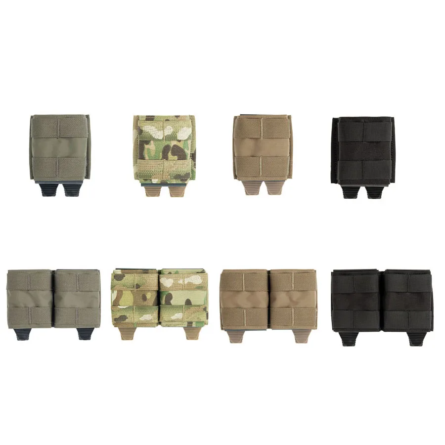 Outdoor Single/Double 5.56mm Magazine Pouch Tactical Airsoft  Multicam Vest Molle Mag Ammo Pouch Bags Toolkit Bag