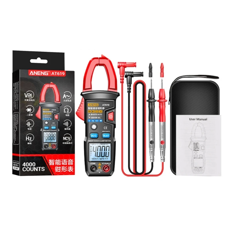 

Upgraded Digital Clamp Meter Clamp Multimeter Voltmeter Tester Amp Volt- Meter
