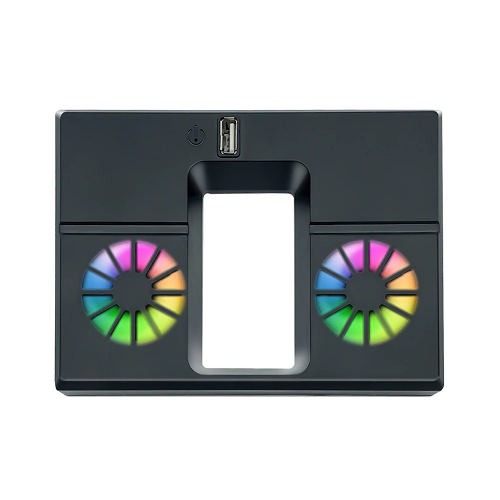 

Console Cooling Fan for Xbox Series X Host Color-changing Colorful Game Console Cooler Dock Station Vertical Stand USB Cooling