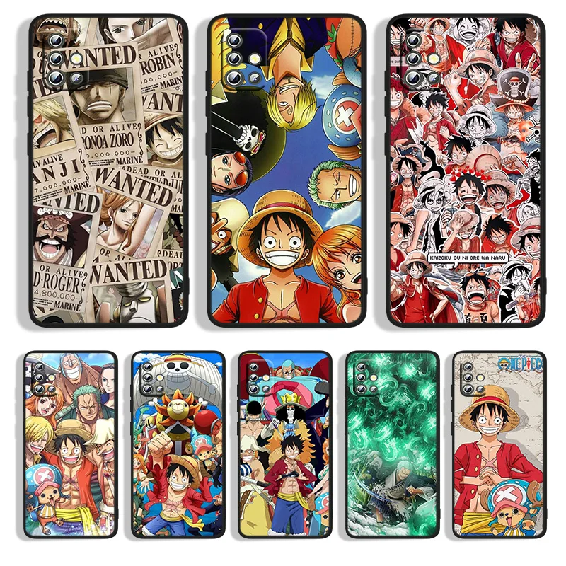 

Anime Oness Pieces Zoro Luffy Phone Case For Samsung A22S A22 A21S A14 A13 A12 A11 A04S E A03S A02S A01 Core Black Soft Cover