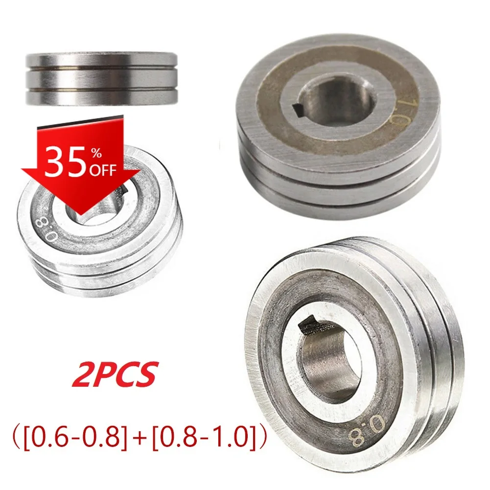 

MIG Welder Wire V Knurl Groove Feeding Drive Roller Roll Parts 0.6/0.8 0.8/1.0mm Feeder Roll Welding Tool Parts