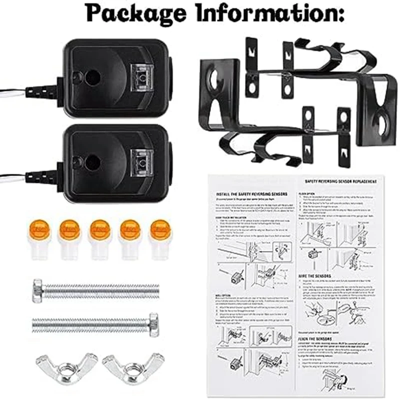 Комплект запасных частей для датчика безопасности гаражных дверей 820CB