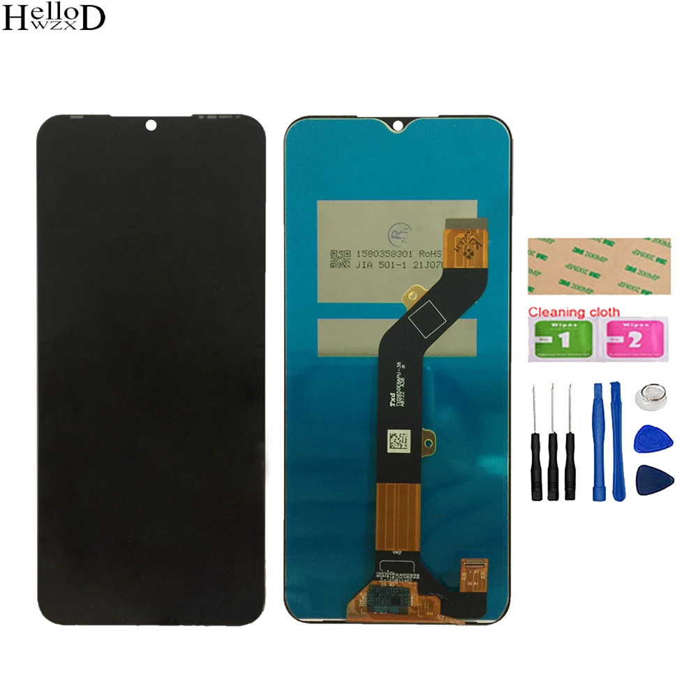 

Новый протестированный ЖК-дисплей для Tecno Spark 7T KF6P, ЖК-дисплей, деталь для замены + Инструменты